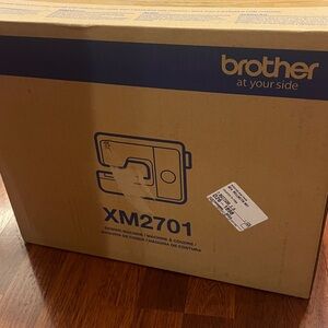 Brother XM2701 Sewing Machine - Brown and Blue